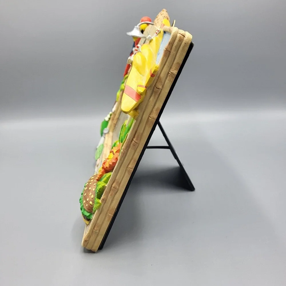 Jimmy Buffett Margaritaville Picture Frame 3D Summer Tropical Resin Multi